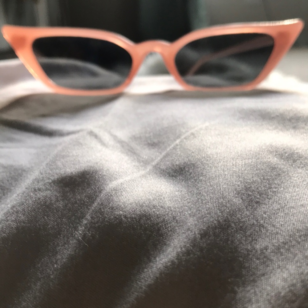 Cat-Eyed Pink Sunglasses
